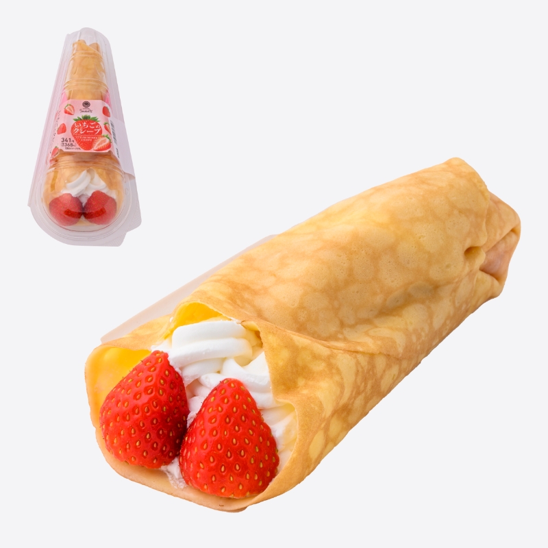 苺のクレープ｜沖縄ファミリーマート