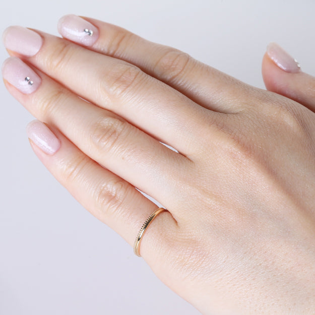 K18/Pt「ダーナ」リング｜【オレフィーチェ】Orefice