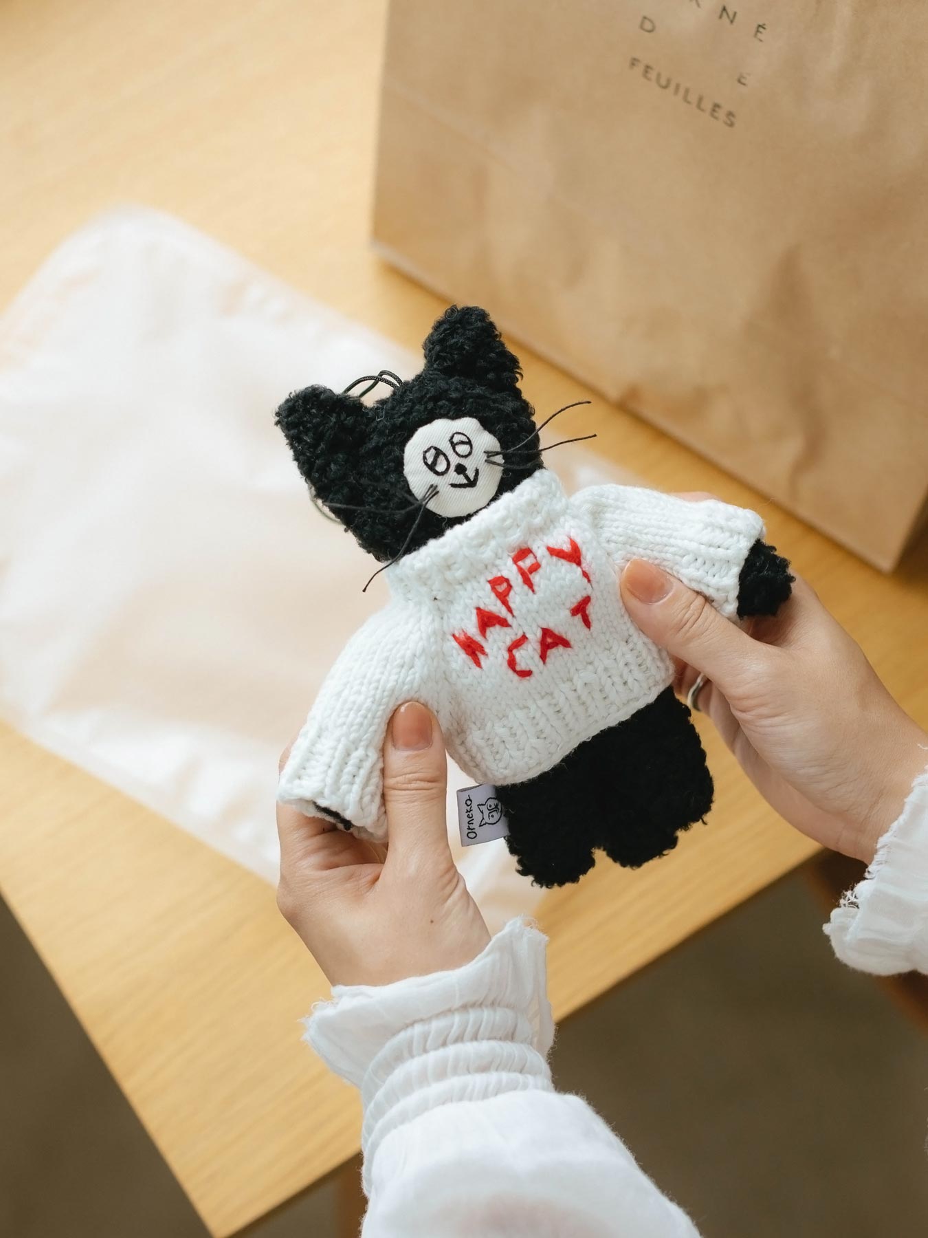 坂巻弓華 HAPPY CAT ぬいぐるみ｜オブジェ・ぬいぐるみ｜オルネ ド