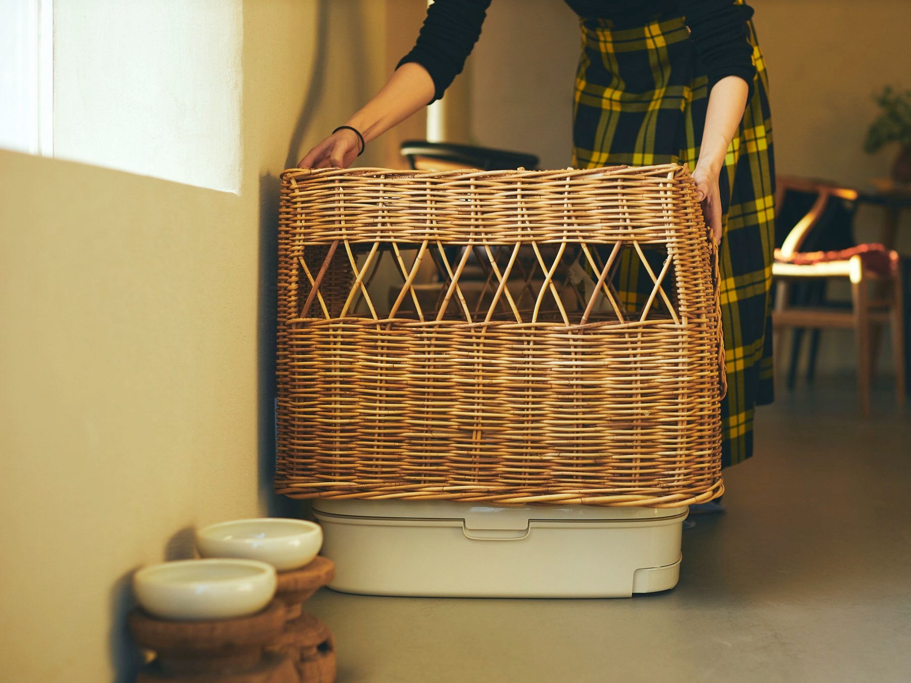 オルネコ×Encachette アラログトイレカバー｜オルネコ（爪とぎ・トイレ