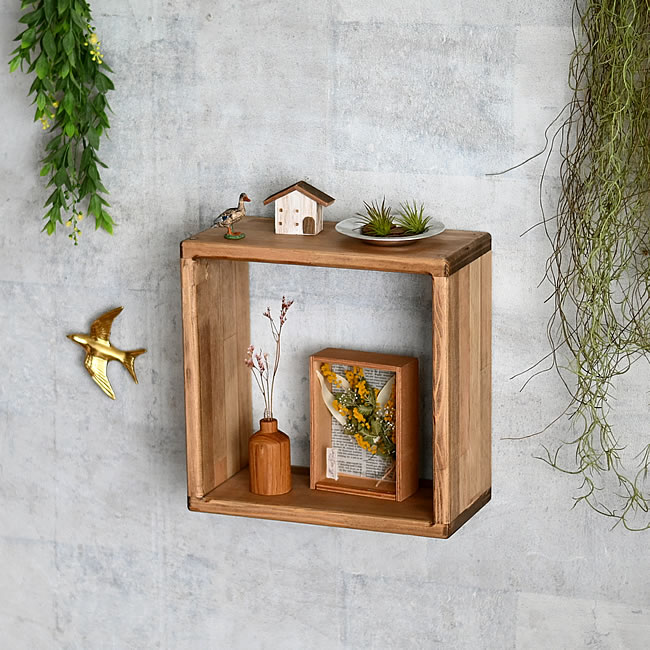 WOOD ボックスシェルフ スクエア | ゼネラルストア オルネ