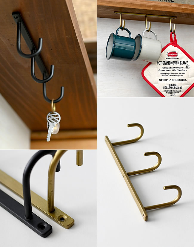 アイアン ハンギング3フック | ゼネラルストア オルネ