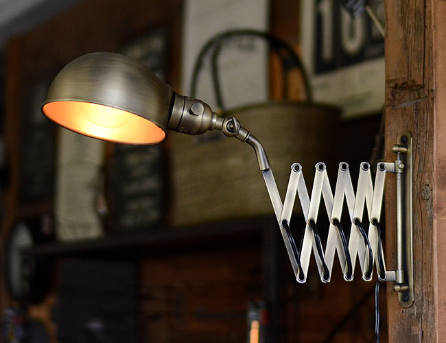 シザー ブラケットライト WALL ナチュラルインテリア 生活雑貨の通信