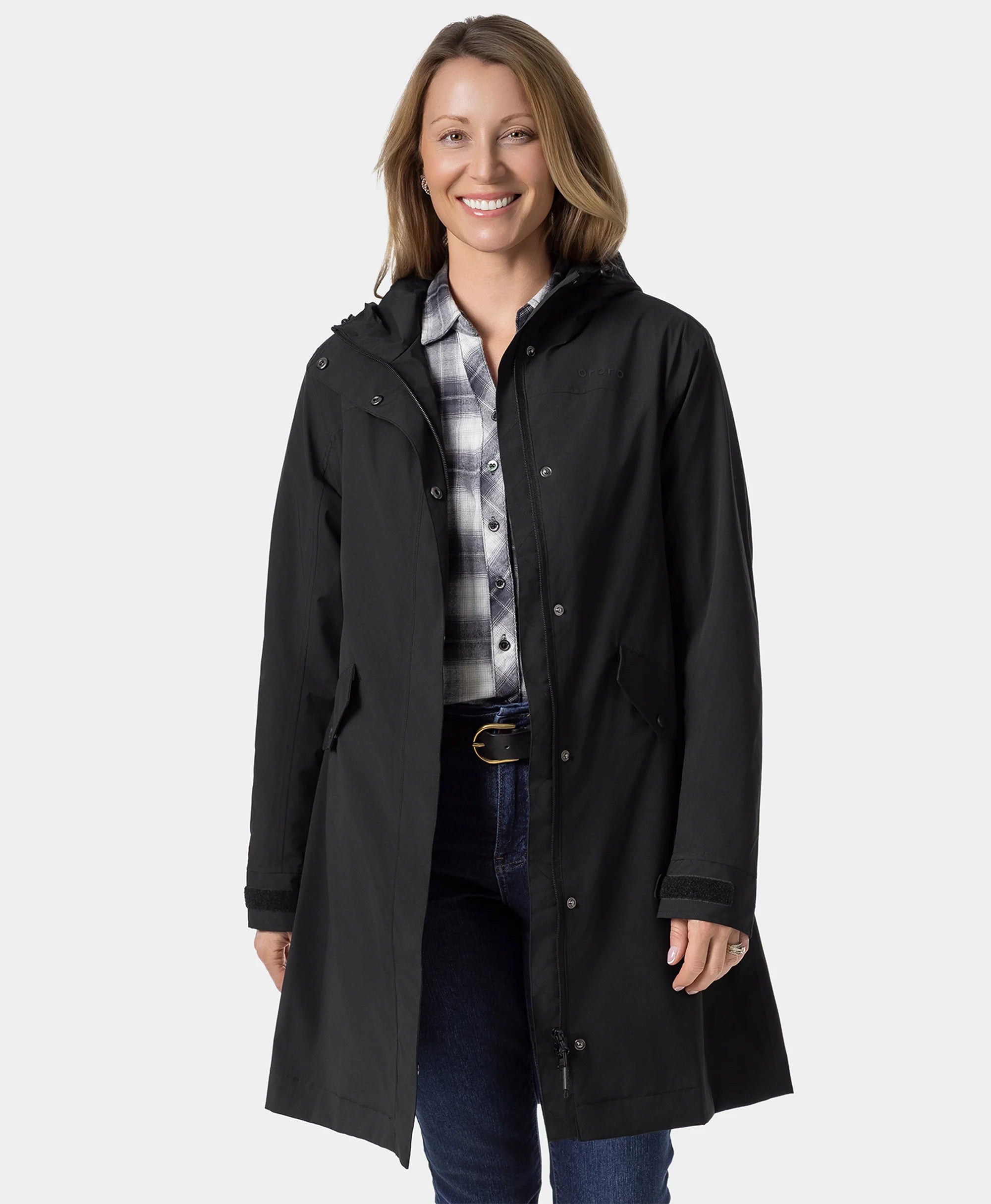 Four-Zone Heated Rain Trench | Women's Jacket | ororo®