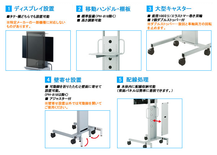 PH-810シリーズ｜販売終了品｜ディスプレイスタンド｜スタンド｜製品