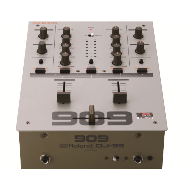 Rolandから909のデザインをされたスクラッチミキサー「DJ-99」が誕生