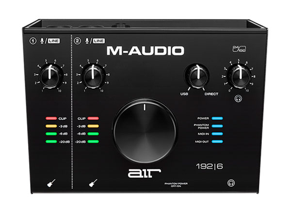 M-AUDIOのオーディオインターフェイス、AIR 192 | 6のご紹介です。