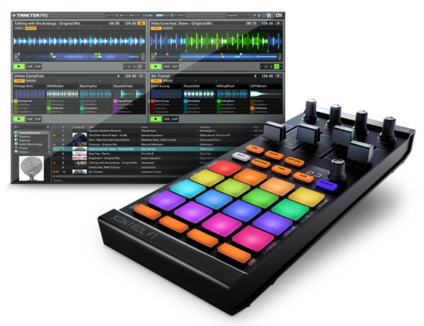 Native Instruments/TRAKTOR KONTROL F1の紹介です。