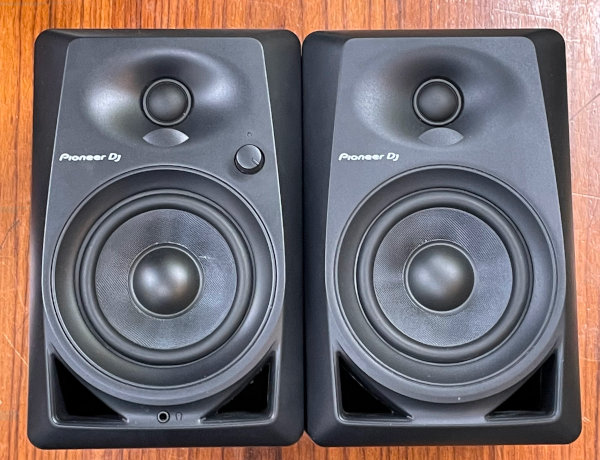 中古品】Pioneer DJ/モニタースピーカー/DM-40-K(2本セット・アンプ