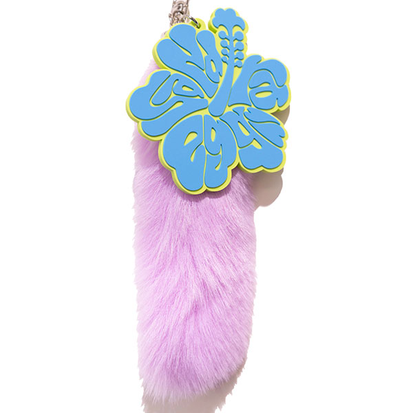 HIBISCUS FUR KEYHOLDER | OTO GIRLS ONLINE SHOP