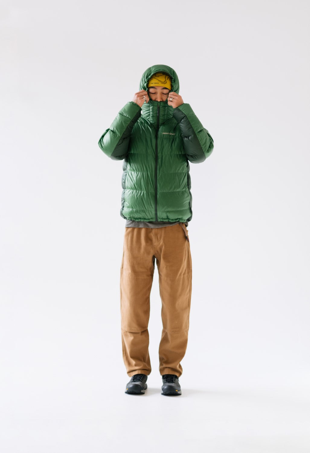 Montbell Men's Alpine Down Parka Jacket - Evergreen / Dark