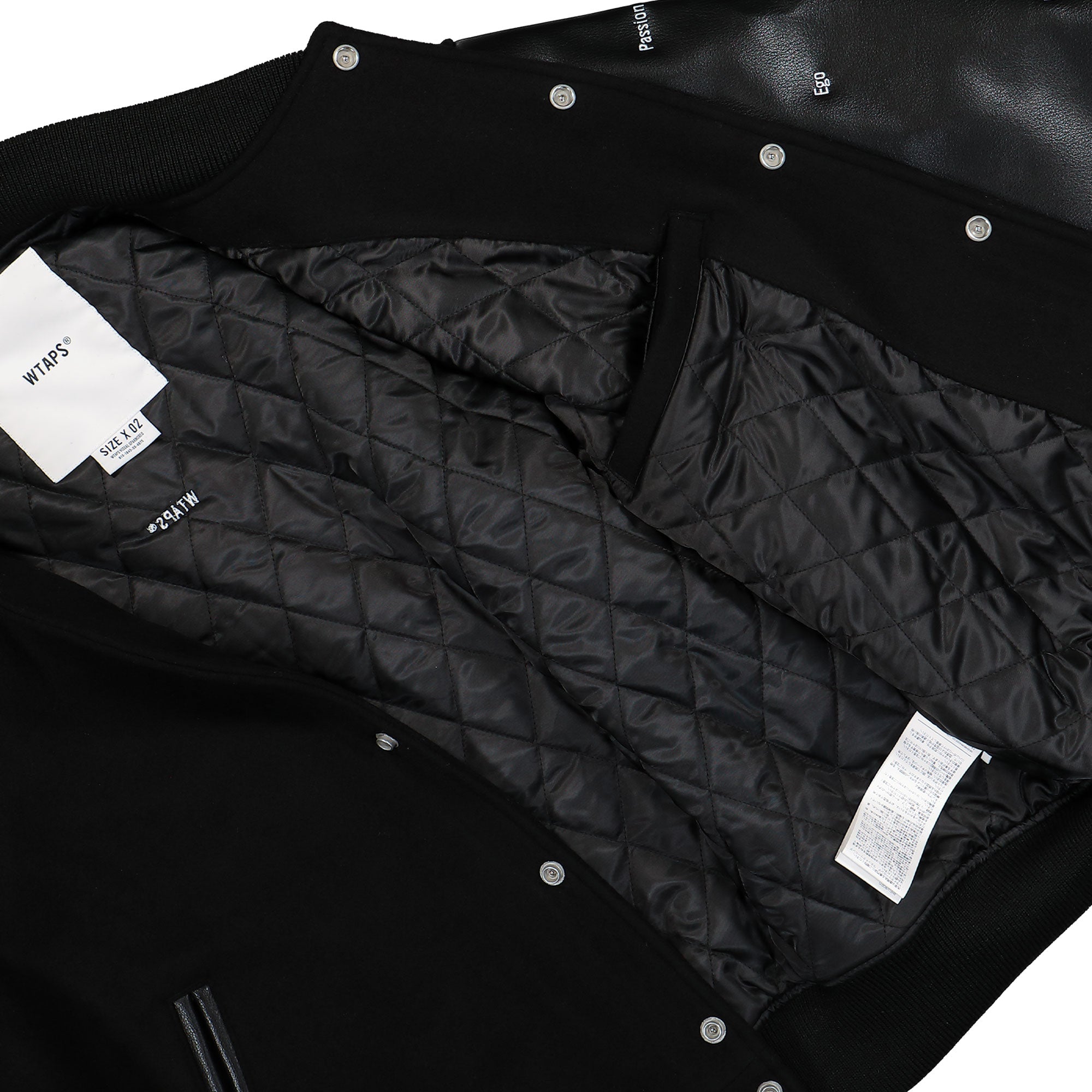 WTAPS BC / Jacket / WOPL. Melton. Synthetic 242CWDT-JKM06 / Black