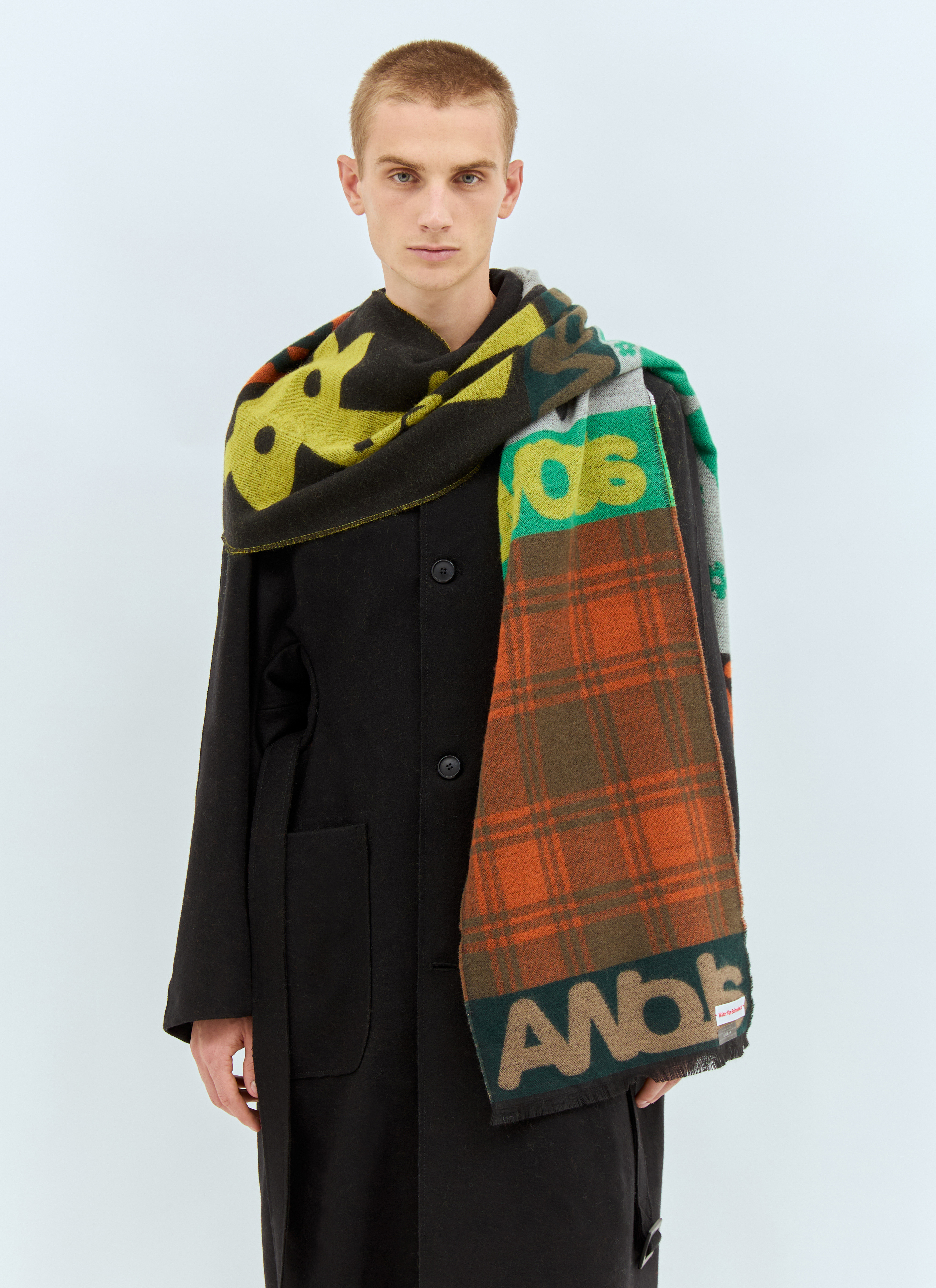 Walter Van Beirendonck Men's' Alowa Scarf in Multicolour | LN-CC®