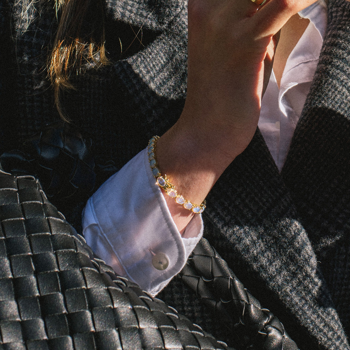 Eternal Blue Opal Tennis Bracelet | Local Eclectic – local eclectic