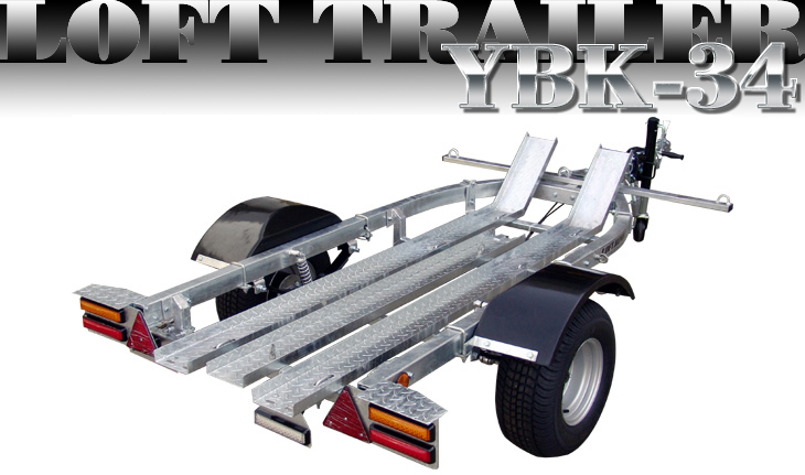 バイクトレーラー】 YBK-34 組み立てキット（予備検なし）｜ロフトジャパン