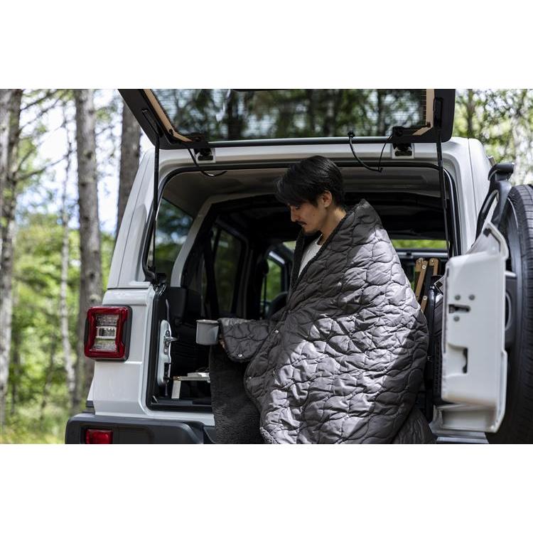 LUGH 魔法瓶ブランケット Classic Lサイズ フォギーブラック(L