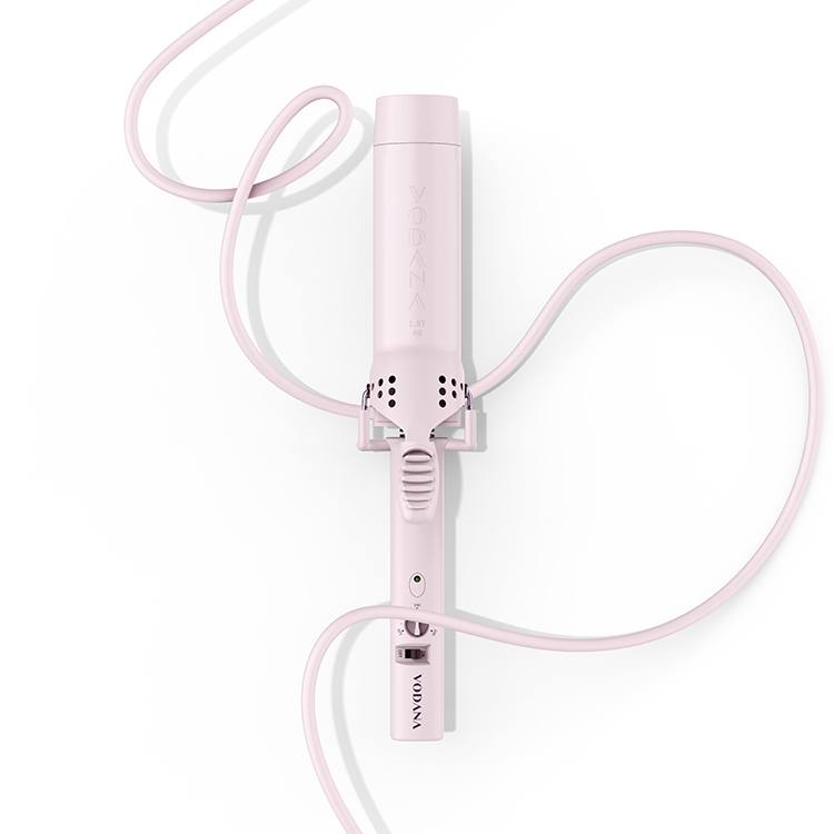 カーリングアイロン 40mm パウダーピンク(パウダーピンク): コスメ