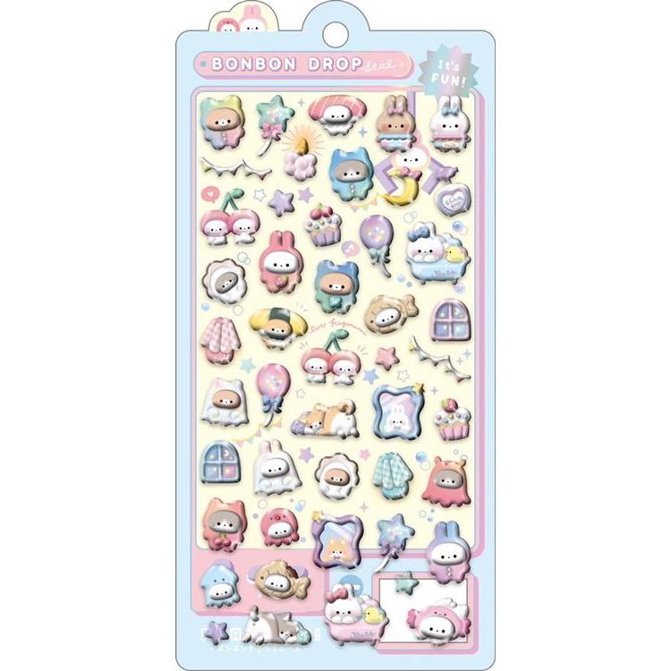 シール帳 ボンボンドロップシール シール帳 完成品 ぼんぼんりぼんの通販