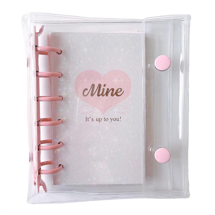 システム手帳 ミニ6 Mine バインダーセット ライトピンク(ライトピンク