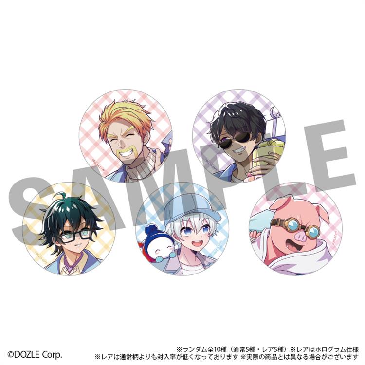 ドズル社 ランダム缶バッジ 1個入: キャラクター・バラエティ雑貨