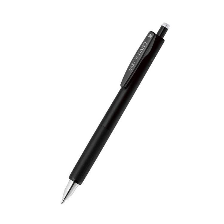 サラサナノ 0.38mm ゲルインク ボールペン 黒(黒): ステーショナリー