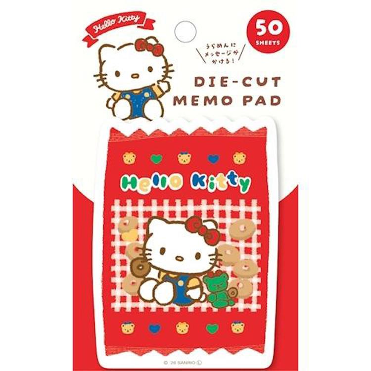 ダイカットメモ おやつパーティー サンリオキャラクターズ ハロー