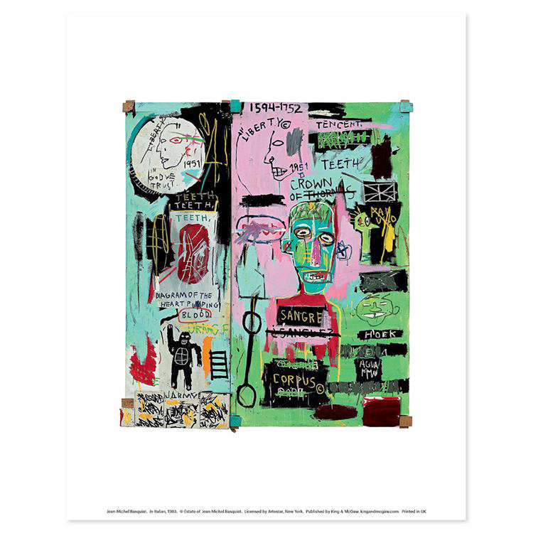 バスキア：In Italian ポスター: MoMA Design Store | ロフトネットストア