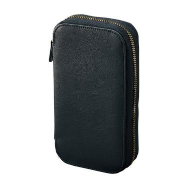 ペンケース XCOA スタンドブック ライト ブラック: ステーショナリー