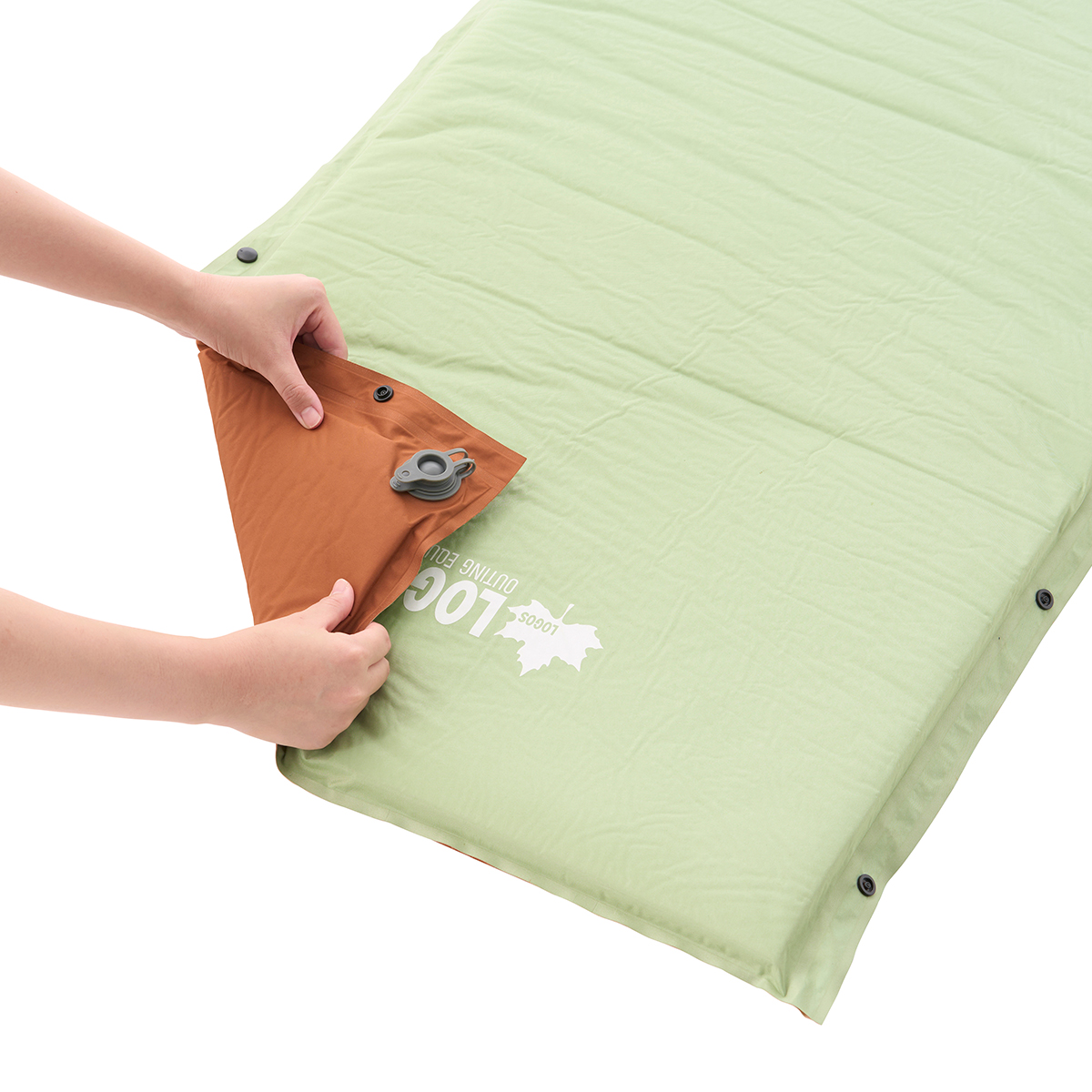 楽ちんバルブ・高密弾力）55セルフインフレートマット・DUO|ギア|寝具