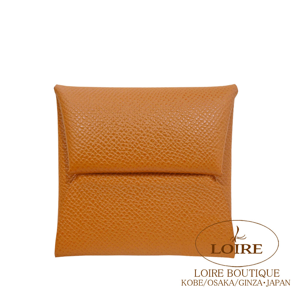 エルメス　未使用バスティア　ケース　ゴールド エルメス)ゴールド☆バスティア☆コインケース小銭入れ (HERMES/コイン