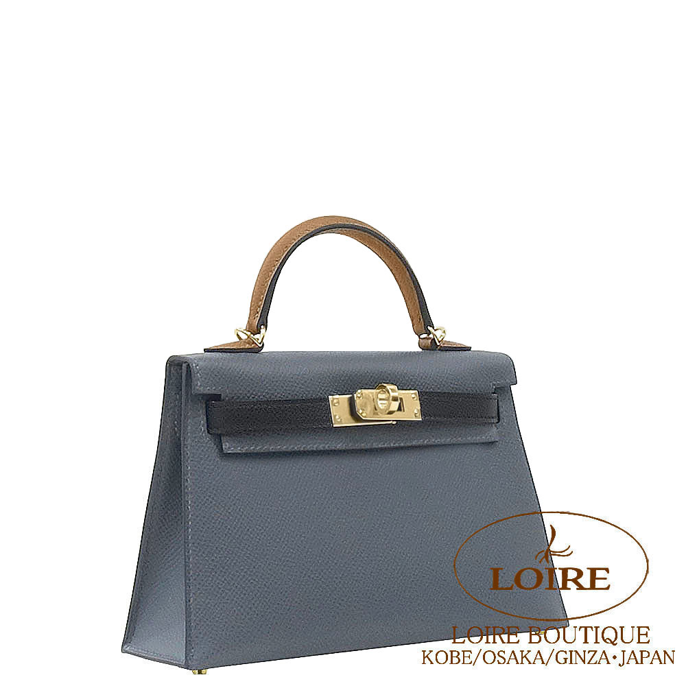 試着のみ エルメス ケリー金具 ティヴォリ ティボリ 未使用)HERMES エルメス ケリー ミニケリー2 エプソン ノワール