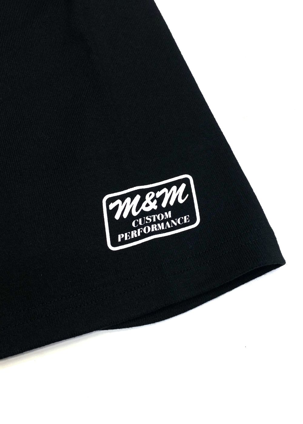 M&M CUSTOM PERFORMANCE - COTTON BASEBALL SHIRT (BLACK) / コットン