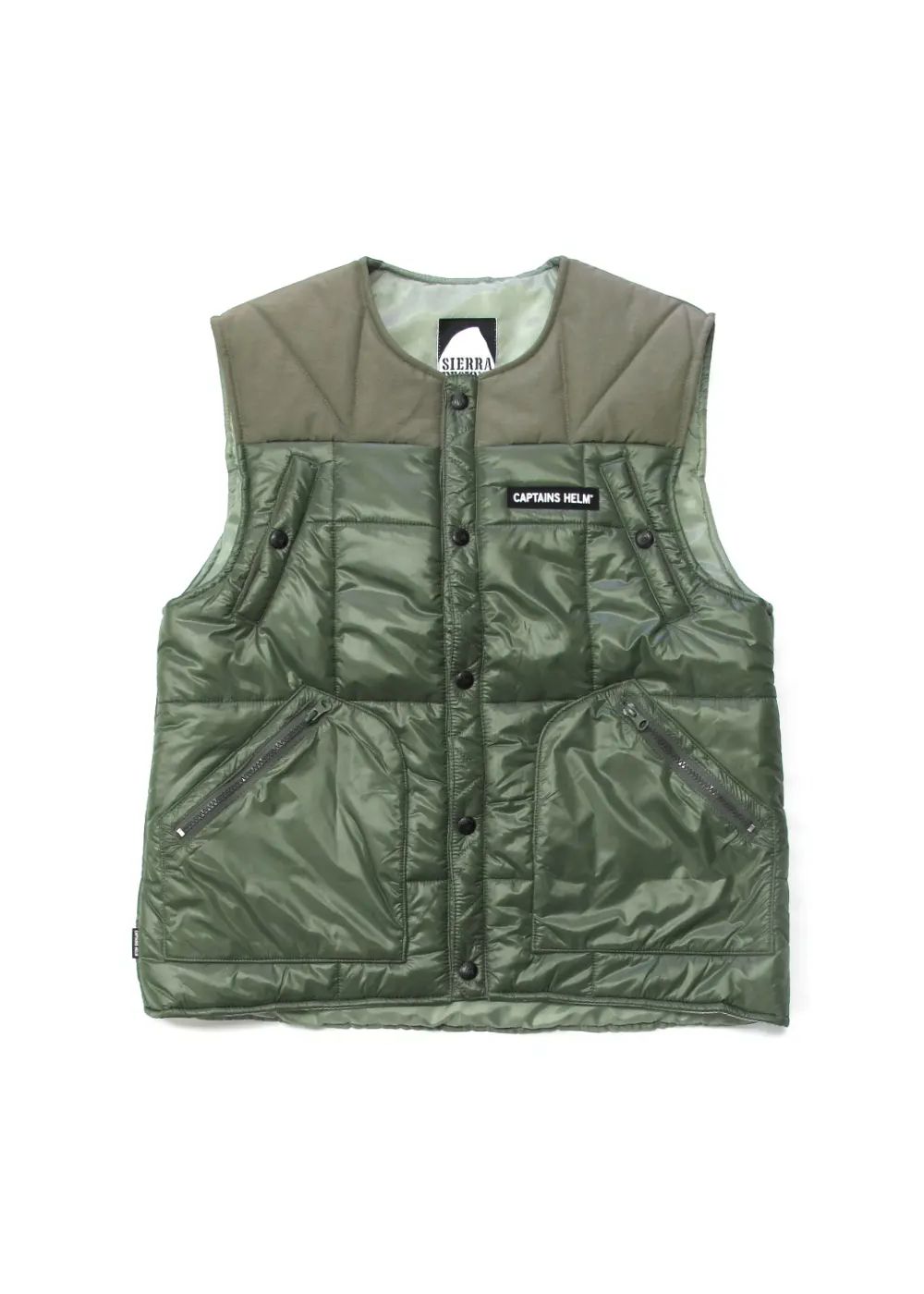 CAPTAINS HELM - × SIERRA DESIGNS CAPTAIN'S VEST (OLIVE) / シエラ