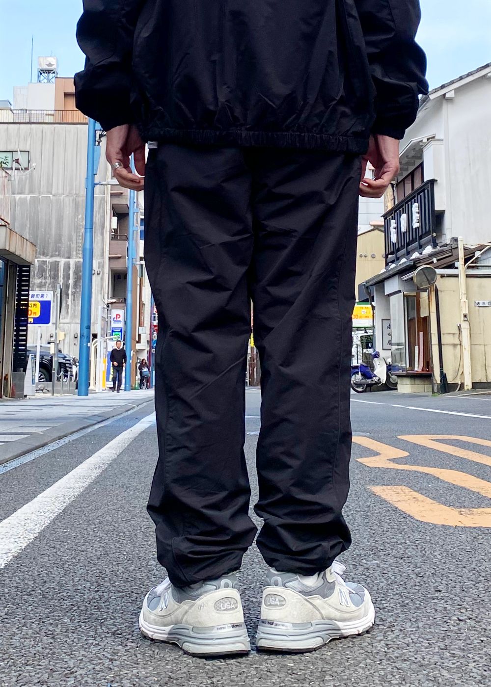 HIDE AND SEEK - Track Pant (BLACK) /トラックパンツ / セットアップ