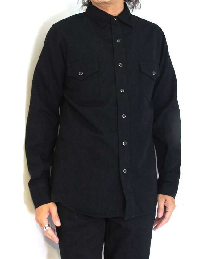 MINEDENIM - DENIM WESTERN SH (BOW) / デニムウエスタンシャツ | LOOPHOLE