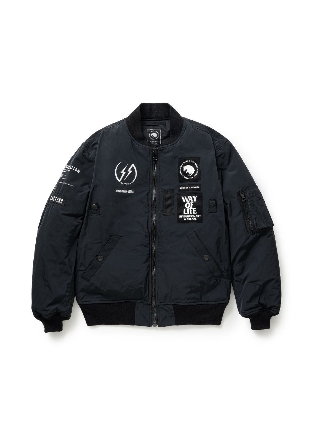 RATS - MA-1 (BLACK) / MA-1 フライトジャケット | LOOPHOLE