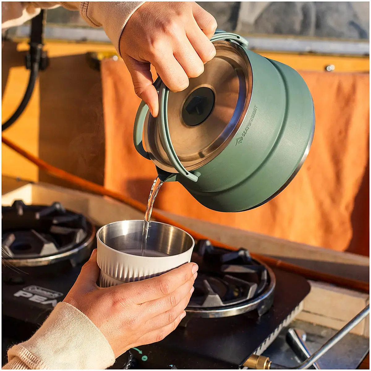 ディツアーステンレスケトルクック[2P]3点セット: シートゥサミット