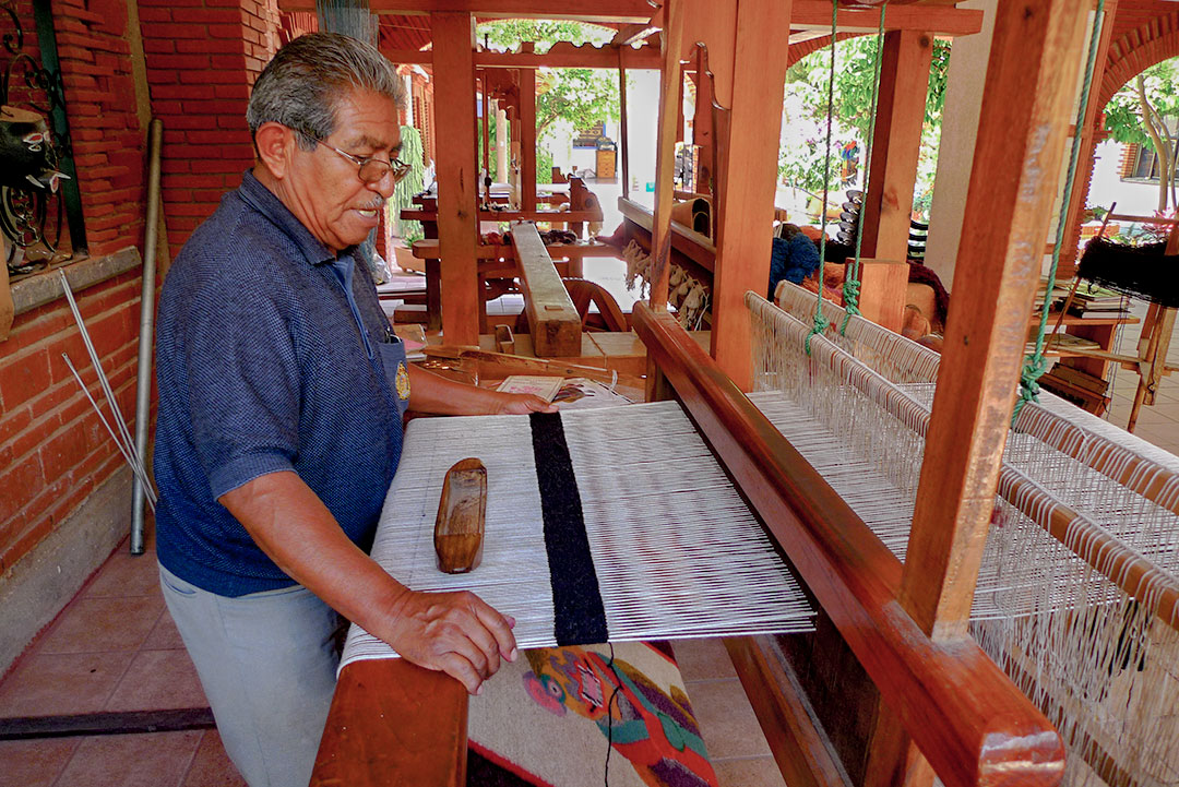 サポテック ラグ 80×60cm - LABRAVA [メキシコ 民芸 フォークアート 雑貨]