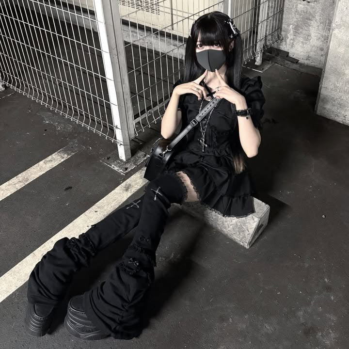 mine》ニーハイレッグウォーマー- LAFARY ONLINE