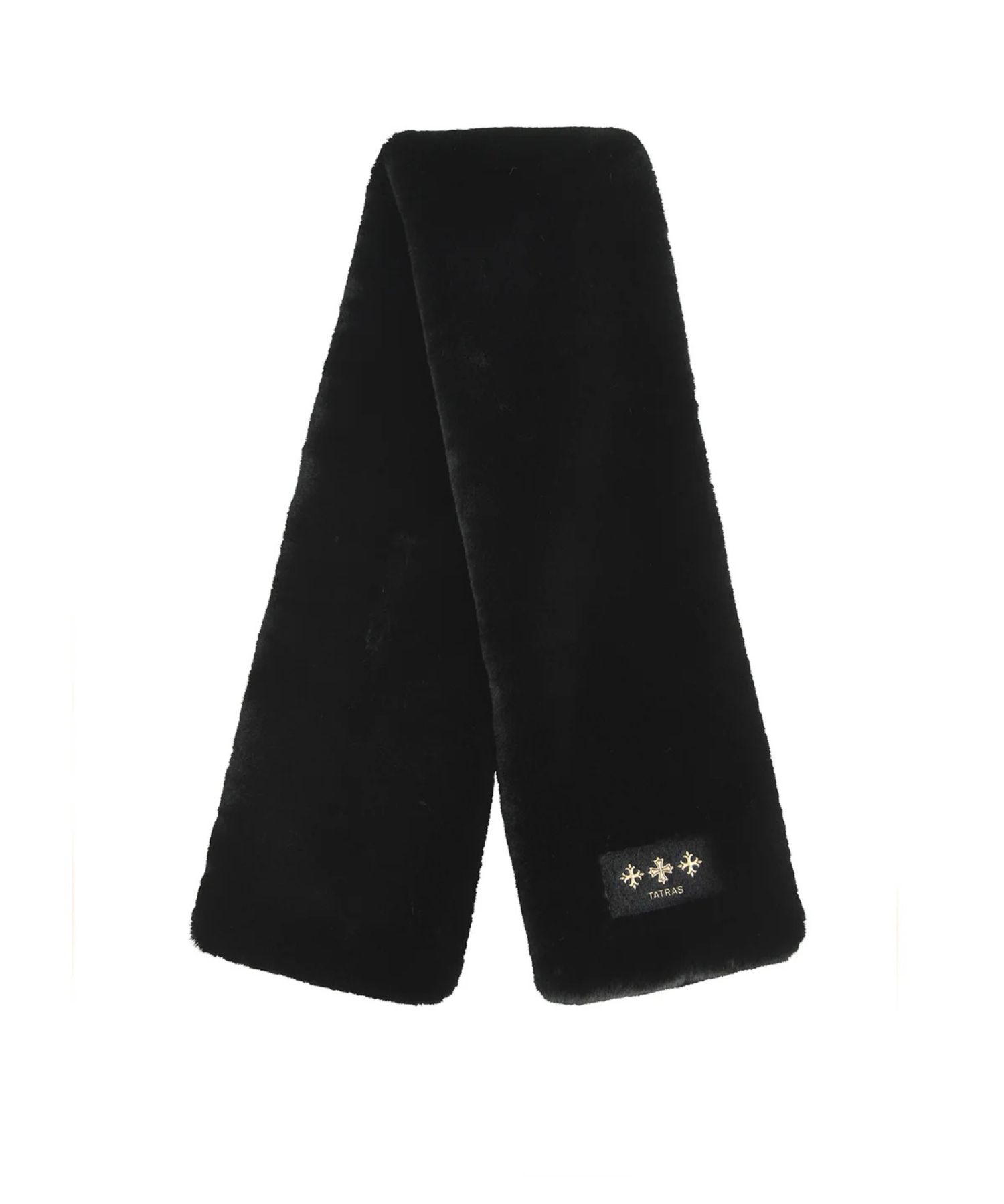 TATRAS - MENISA メニサ マフラー (ブラック) ポリエステル /通し穴