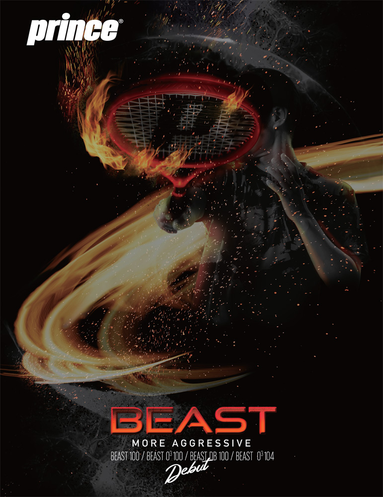 プリンス(prince) 硬式テニスラケット ビースト ディービー 100 (BEAST