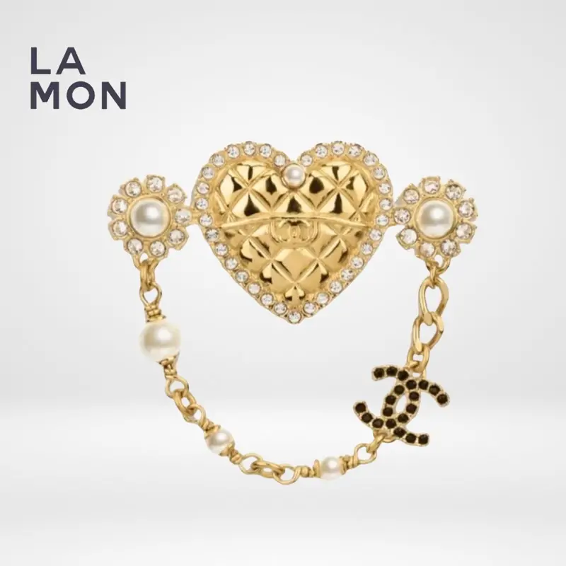 シャネル ピアス CHANEL EARRING AB6768 ココマーク メタル ストラス