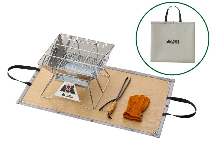 これは画期的！トートバッグにもなる焚き火台シートが便利