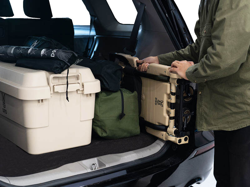 マンションキャンパーに朗報！DODから畳めるスマート台車