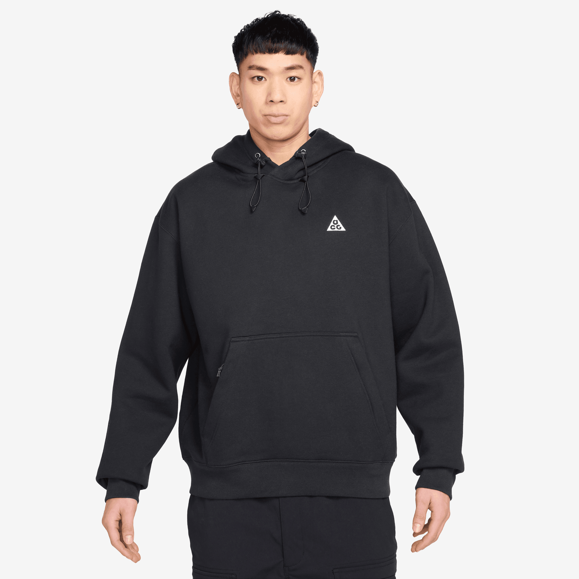 ACG THERMA-FIT FLEECE HOODIE - BLACK / ANTHRACITE