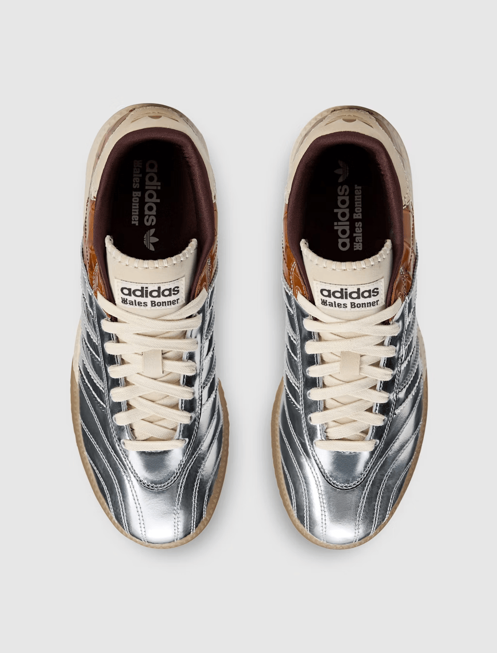 WALES BONNER X ADIDAS MILLENNIUM SAMBA - SILVER METALLIC / EASY