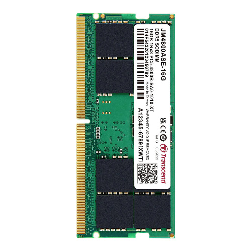 Transcend 16GB DDR5 4800MHz RAM
