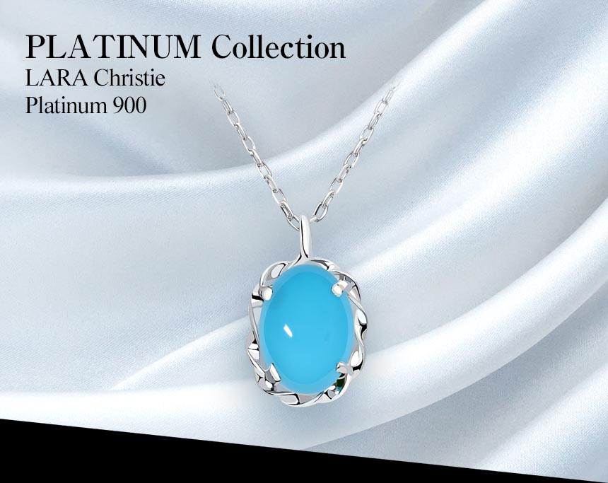 ネックレス レディース ターコイズ(トルコ石) 0.35ct オーバル 線巻