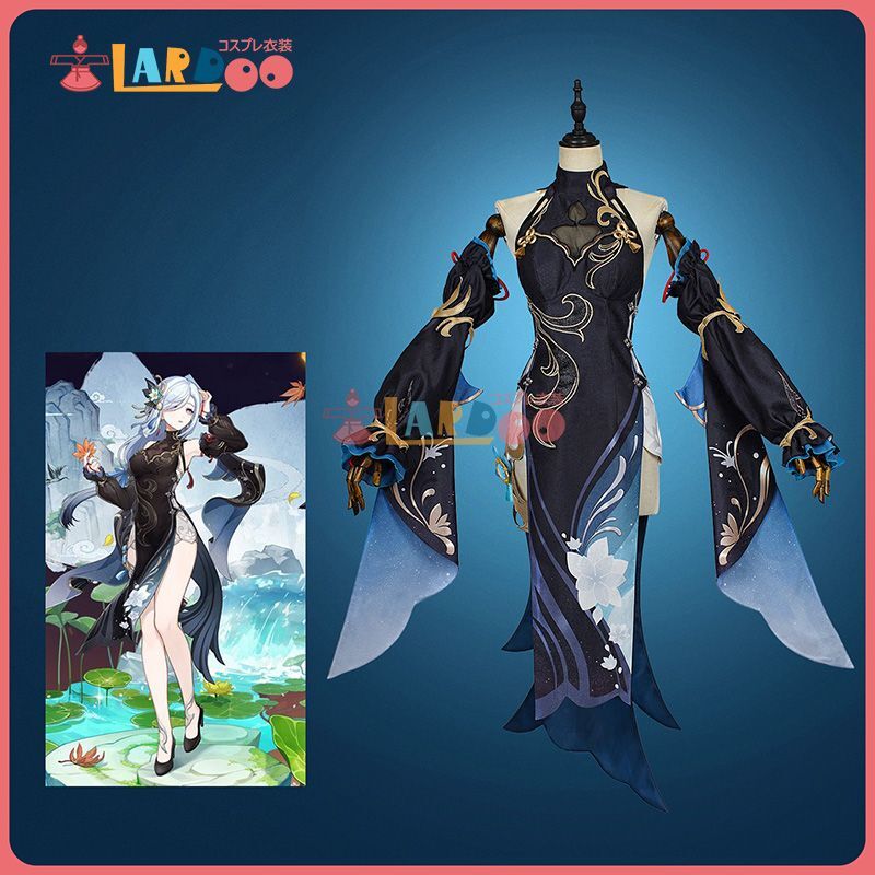 原神 Genshin 璃月 申鶴-「冷花幽露」 新コスチューム 足首飾り付き