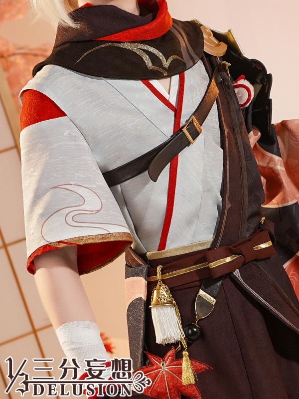 原神 Genshin 楓原万葉-かえではらかずは リメイク版 コスプレ衣装